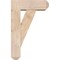 Ekena Millwork Traditional Craftsman Smooth Bracket w/ Offset Brace, Douglas Fir, 5 1/2"W x 14"D x 22"H BKT0604X14X22TRA04SDF - alternate 3